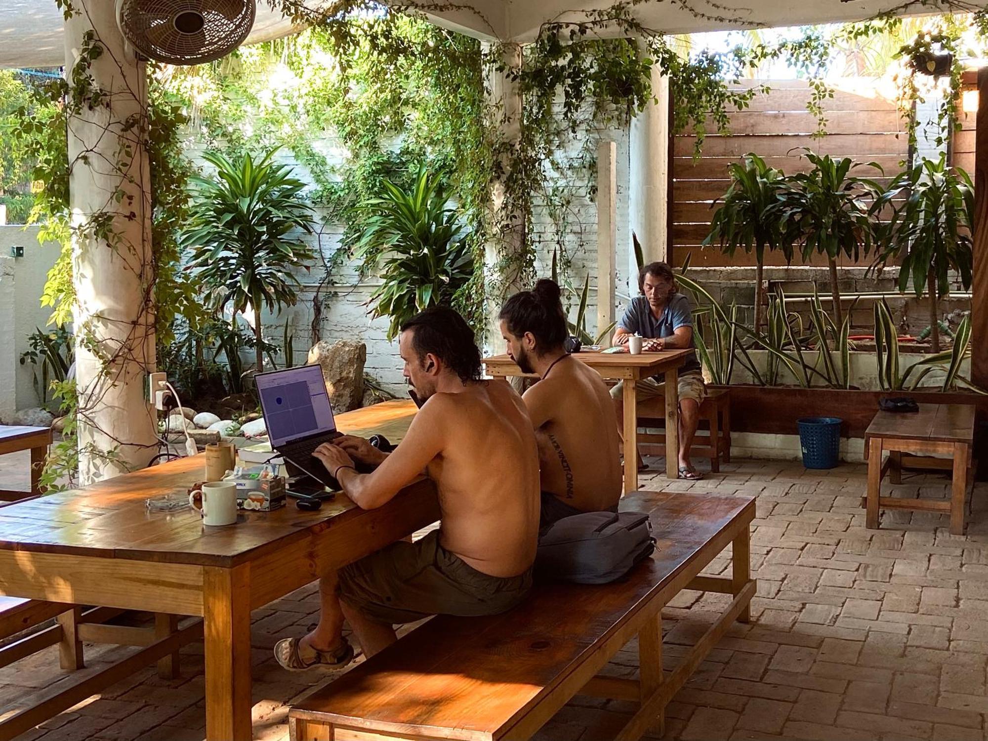 Maracuya Hostal Zipolite - Coworking Space Buitenkant foto